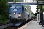 Southbound "Auto Train" races through the commuter station